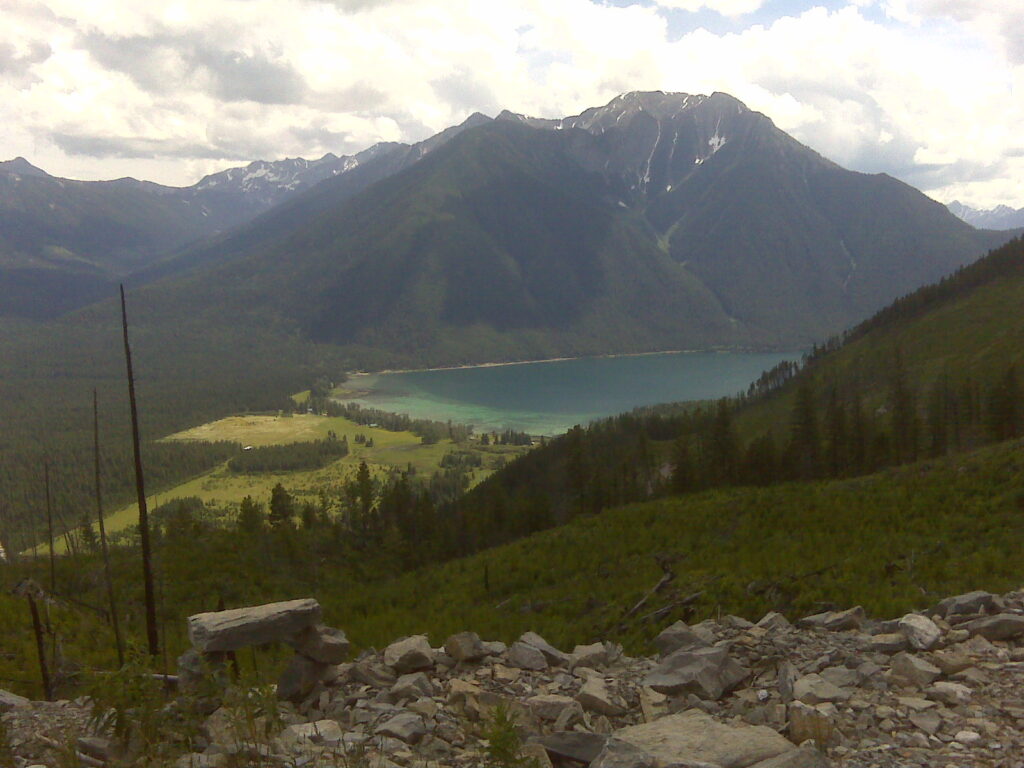 View from a road around here